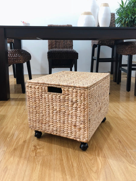 Rolling File Cabinet Seagrass Work From Home